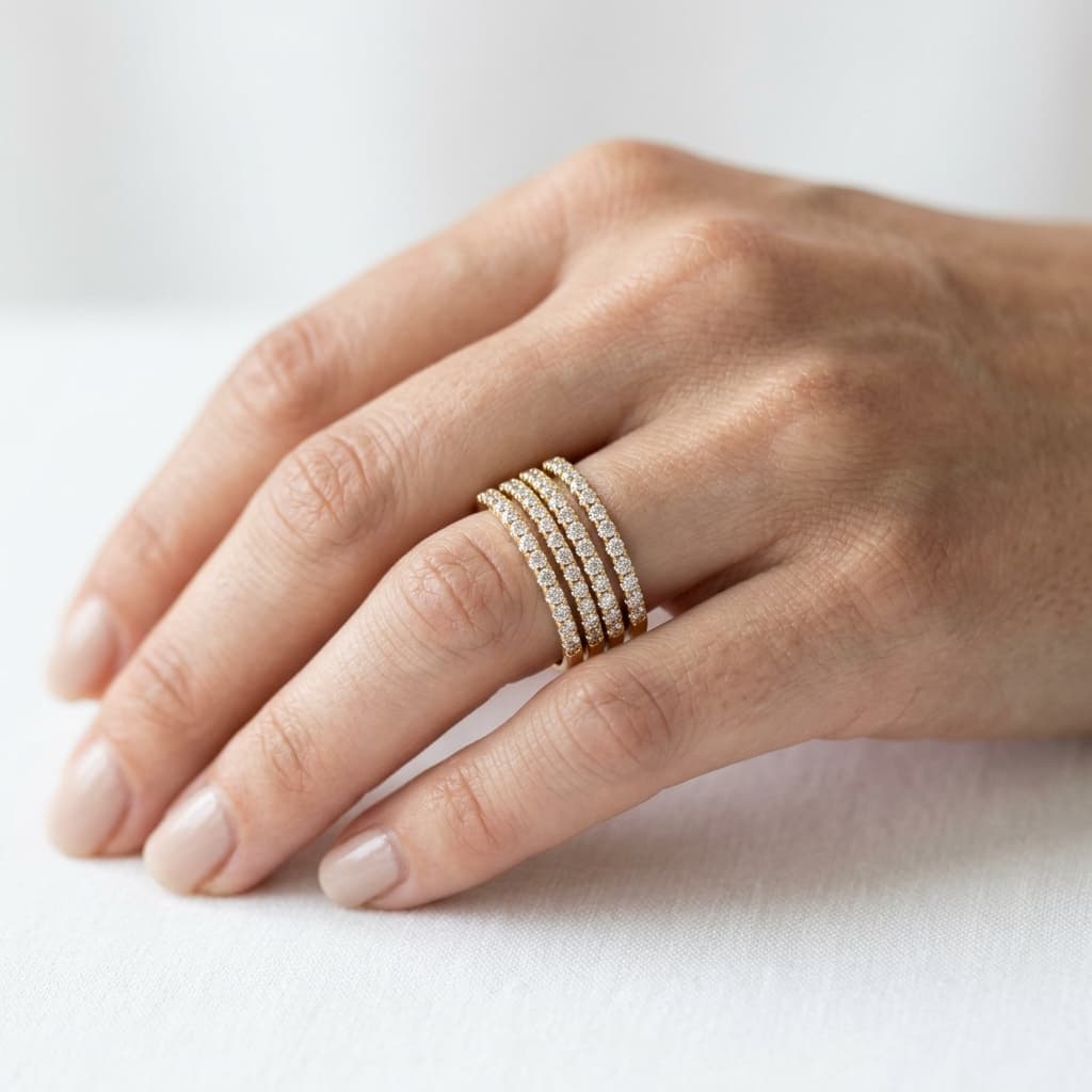 Alba Stacking Diamond Band